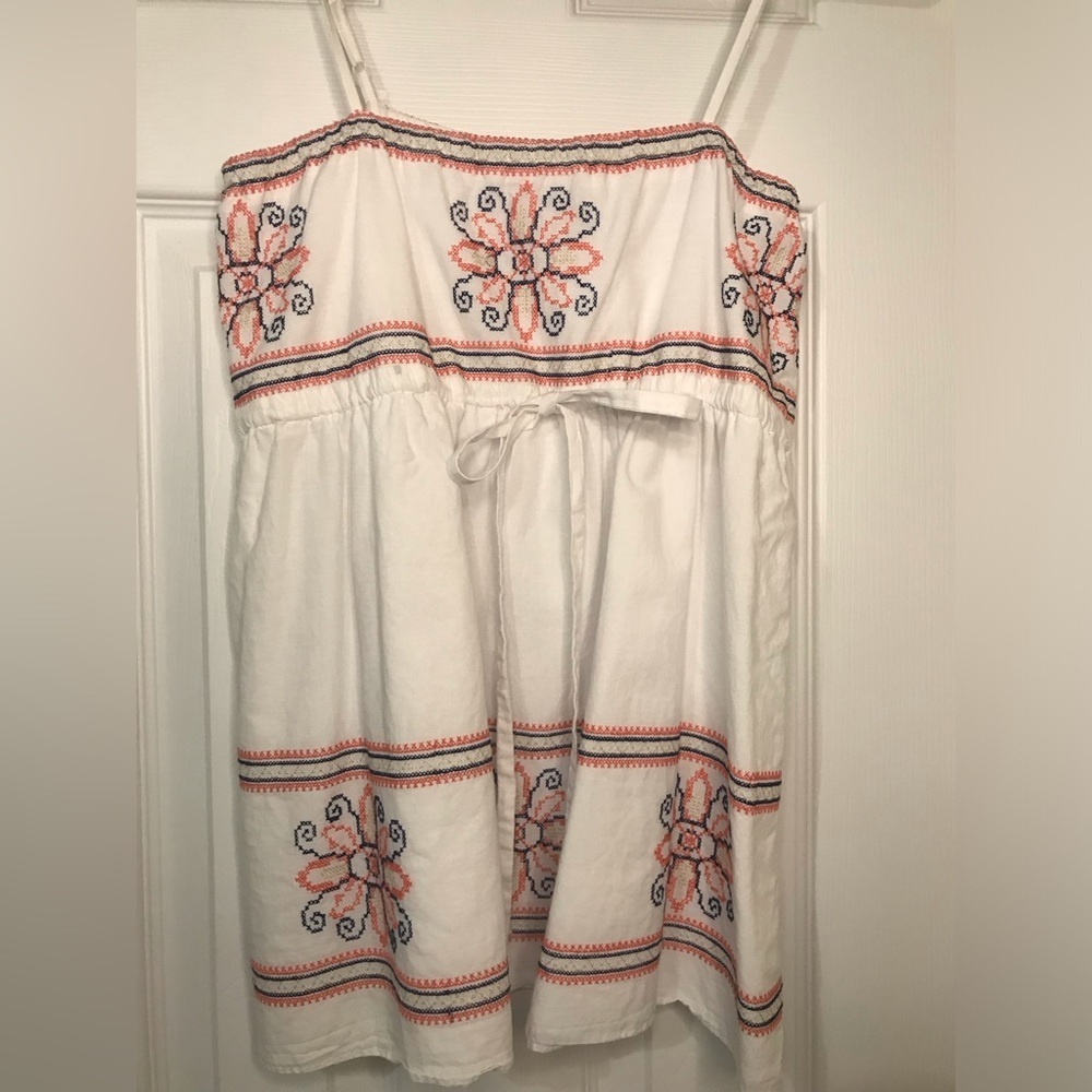 Chelsea & Violet Embroidered Spaghetti Strap Top